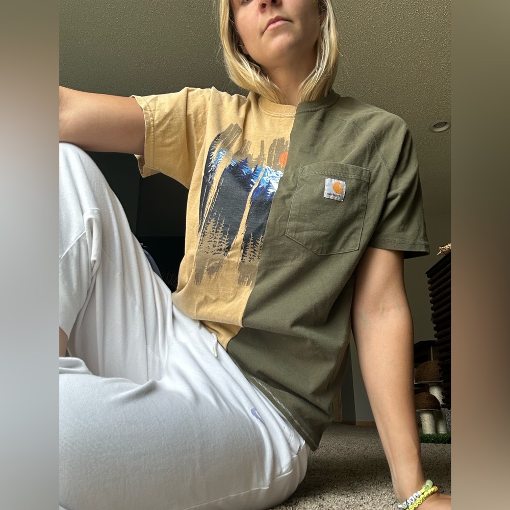 Homemade yin yang t shirt